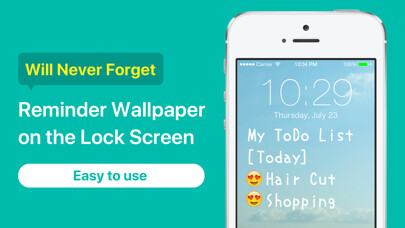 Emulate iPhone app Reminder Wallpaper Editor using MyAndroid Emulate iPhone app Reminder Wallpaper Editor using MyAndroid