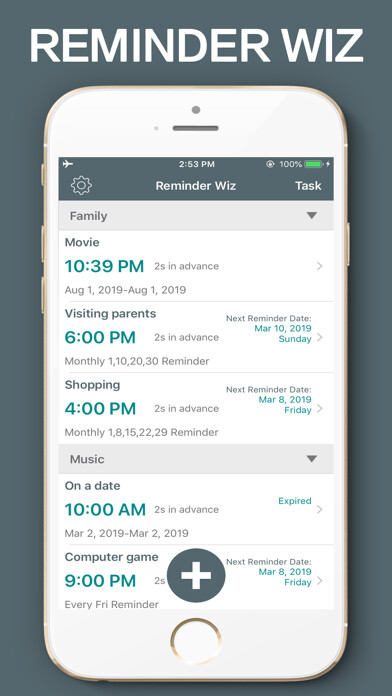 Emulate iPhone app Reminder Wiz - Today Task List using MyAndroid Emulate iPhone app Reminder Wiz - Today Task List using MyAndroid