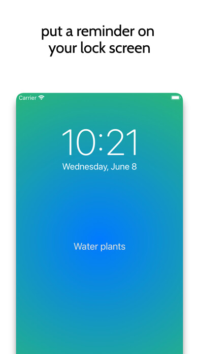 Emulate iPhone app RemindU: Lockscreen Memo using MyAndroid Emulate iPhone app RemindU: Lockscreen Memo using MyAndroid