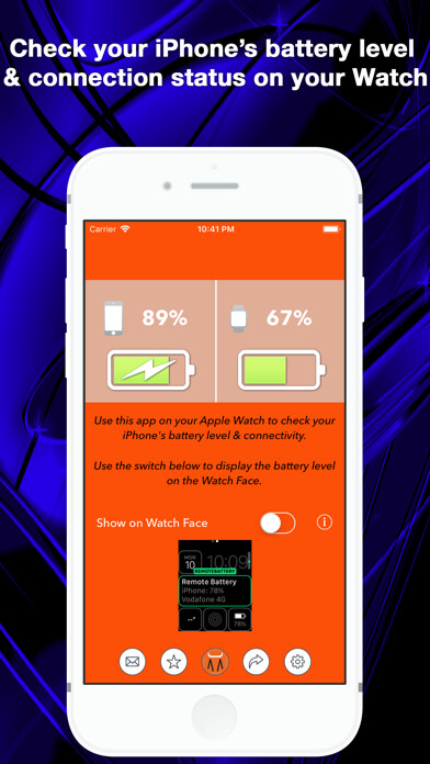 Emulate iPhone app Remote Battery Level for Watch using MyAndroid Emulate iPhone app Remote Battery Level for Watch using MyAndroid