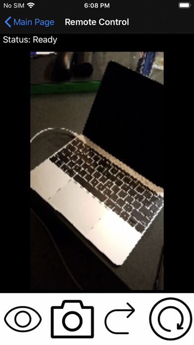 Emulate iPhone app Remote Cam X using MyAndroid