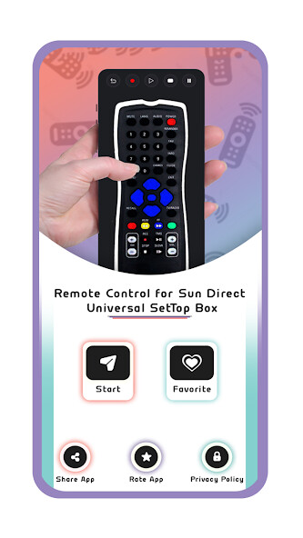Run android online APK Remote Control for Sun Direct - Universal Remote from MyAndroid or emulate Remote Control for Sun Direct - Universal Remote using MyAndroid