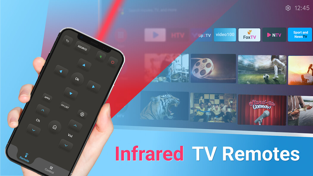 Emulate Android APK Remote Control TV Universal