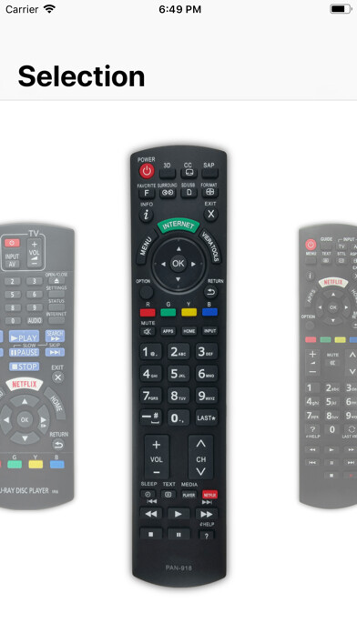 Emulate iPhone app Remote for Panasonic using MyAndroid Emulate iPhone app Remote for Panasonic using MyAndroid
