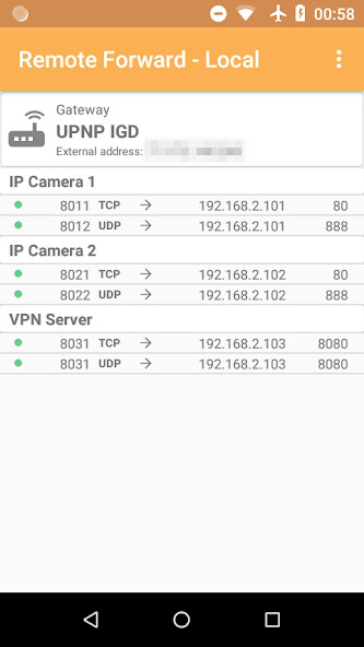 Run android online APK Remote Forward: a remote UPnP port forwarder from MyAndroid or emulate Remote Forward: a remote UPnP port forwarder using MyAndroid