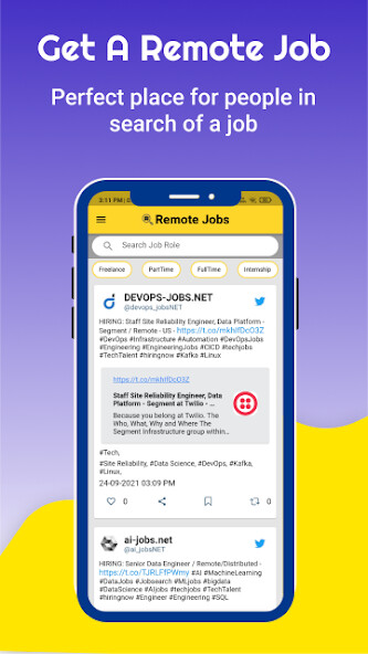 Run android online APK Remote Jobs: Work From Home Jo from MyAndroid or emulate Remote Jobs: Work From Home Jo using MyAndroid