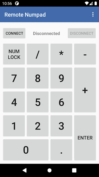 Run android online APK Remote Numpad from MyAndroid or emulate Remote Numpad using MyAndroid