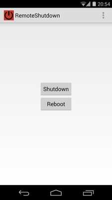 Emulate Android APK RemoteShutdown Emulate Android APK RemoteShutdown