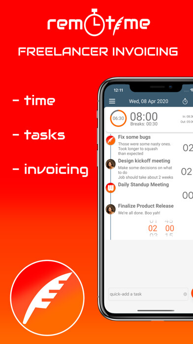 Emulate iPhone app Remotime: Freelancer Invoicing using MyAndroid Emulate iPhone app Remotime: Freelancer Invoicing using MyAndroid