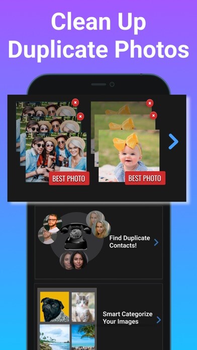 Emulate iPhone app Remove Duplicate Photos & Junk using MyAndroid