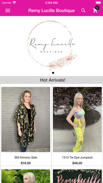 Emulate iPhone app Remy Lucille Boutique using MyAndroid Emulate iPhone app Remy Lucille Boutique using MyAndroid