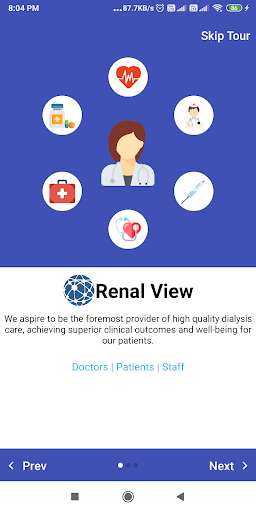 Run android online APK RenalView from MyAndroid or emulate RenalView using MyAndroid