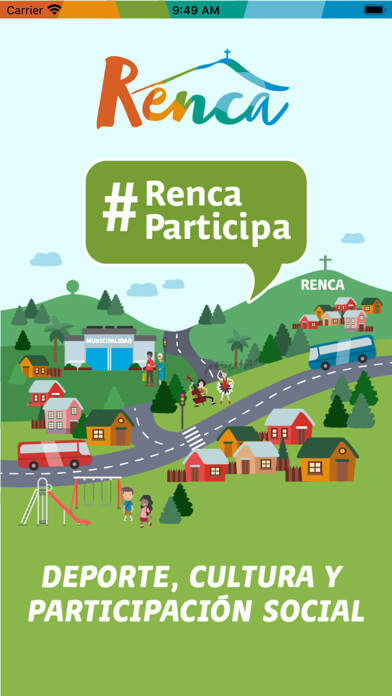 Emulate iPhone app Renca Participa using MyAndroid