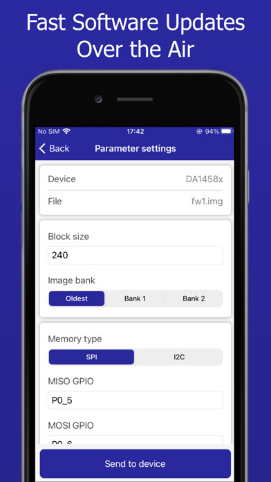Emulate iPhone app Renesas SUOTA using MyAndroid Emulate iPhone app Renesas SUOTA using MyAndroid