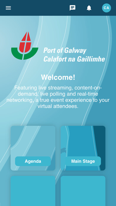 Emulate iPhone app Renewable Energy - Galway Port using MyAndroid