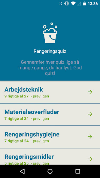 Run android online APK Rengøringsquiz from MyAndroid or emulate Rengøringsquiz using MyAndroid