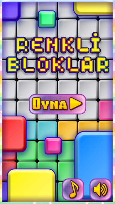 Emulate iPhone app Renkli Bloklar using MyAndroid Emulate iPhone app Renkli Bloklar using MyAndroid