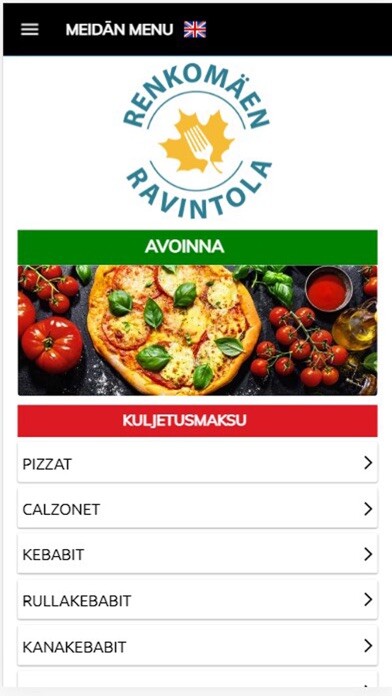 Emulate iPhone app Renkomaen Ravintola using MyAndroid Emulate iPhone app Renkomaen Ravintola using MyAndroid