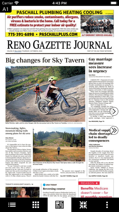 Emulate iPhone app Reno Gazette-Journal eEdition using MyAndroid Emulate iPhone app Reno Gazette-Journal eEdition using MyAndroid