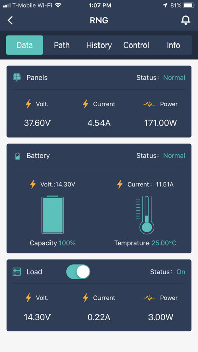 Emulate iPhone app Renogy 4G using MyAndroid Emulate iPhone app Renogy 4G using MyAndroid