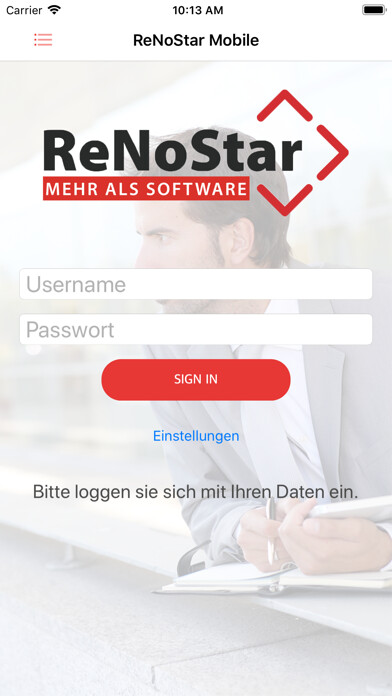 Emulate iPhone app ReNoStar Mobile using MyAndroid
