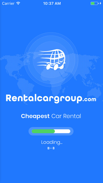 Emulate iPhone app RentalCarGroup using MyAndroid