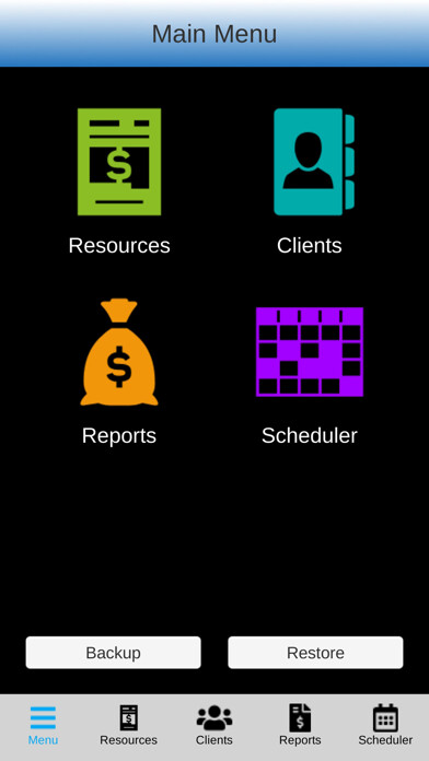 Emulate iPhone app Rental Software Pro using MyAndroid