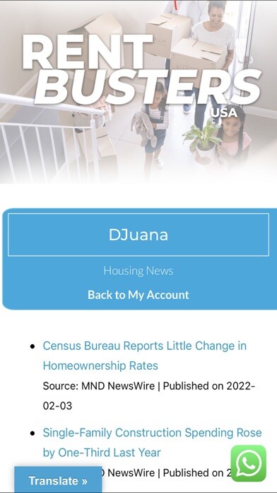 Emulate iPhone app Rentbusters App using MyAndroid