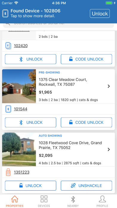Emulate iPhone app Rently Tour Manager using MyAndroid