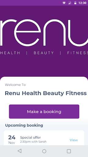 Run android online APK Renu Health Beauty Fitness from MyAndroid or emulate Renu Health Beauty Fitness using MyAndroid