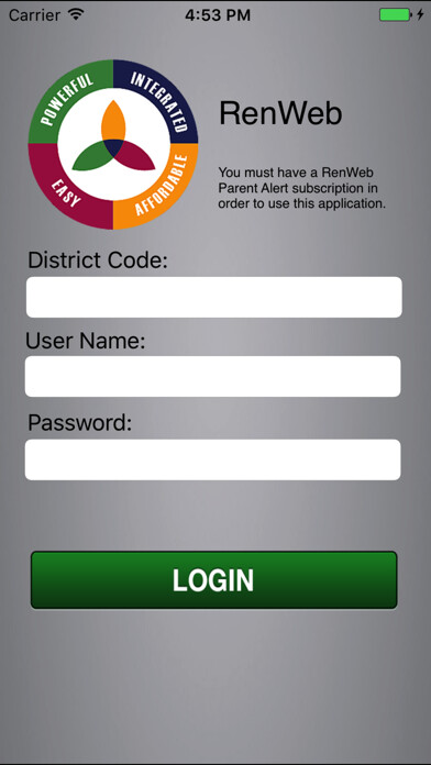 Emulate iPhone app RenWeb Alert using MyAndroid Emulate iPhone app RenWeb Alert using MyAndroid