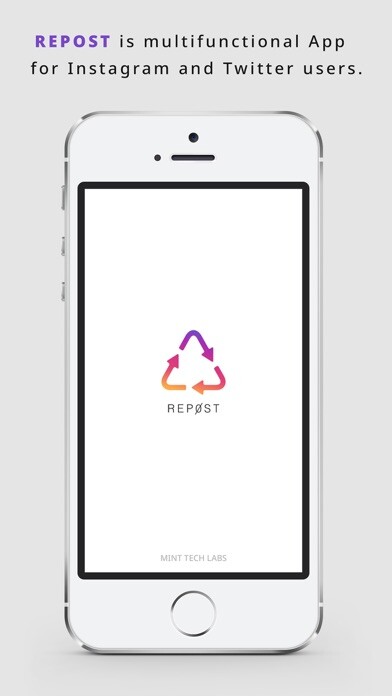 Emulate iPhone app Rep0st - Repost for iG & Tw using MyAndroid Emulate iPhone app Rep0st - Repost for iG & Tw using MyAndroid