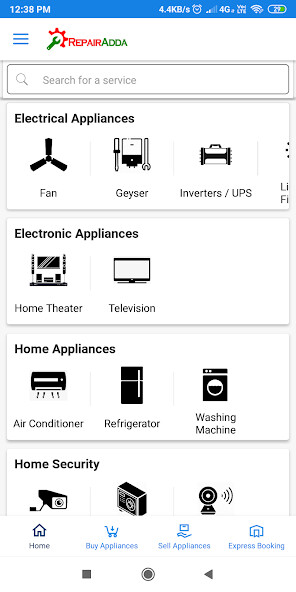 Run android online APK RepairAdda from MyAndroid or emulate RepairAdda using MyAndroid