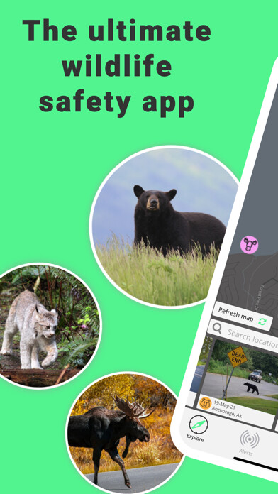 Emulate iPhone app Repawts - Wildlife Safety using MyAndroid