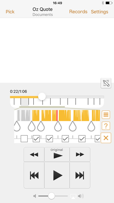 Emulate iPhone app Repete Plus using MyAndroid