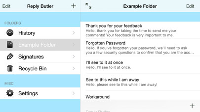 Emulate iPhone app Reply Butler Lite - Text Snippets for Customer Support using MyAndroid Emulate iPhone app Reply Butler Lite - Text Snippets for Customer Support using MyAndroid