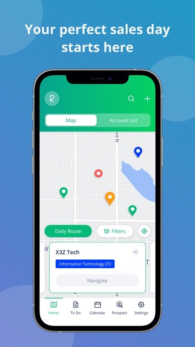 Emulate iPhone app RepMove Sales Route Planner using MyAndroid Emulate iPhone app RepMove Sales Route Planner using MyAndroid
