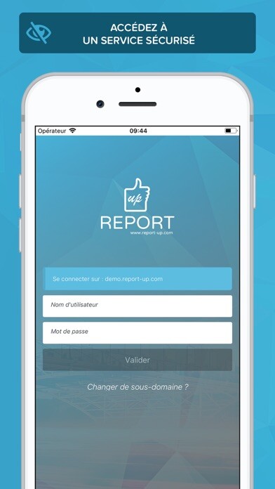 Emulate iPhone app Report-up using MyAndroid