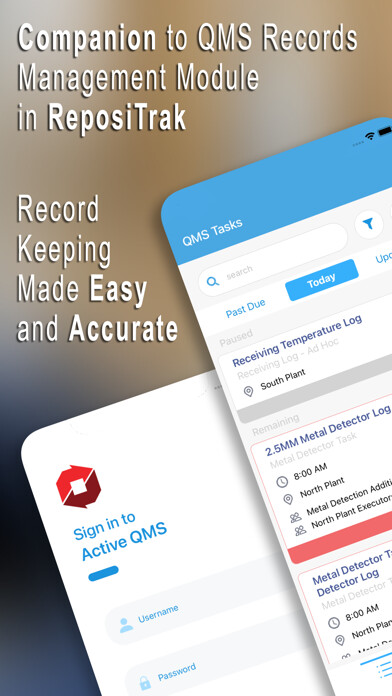 Emulate iPhone app ReposiTrak QMS using MyAndroid