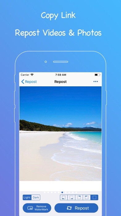 Emulate iPhone app Repost for Instagarm Quickly using MyAndroid