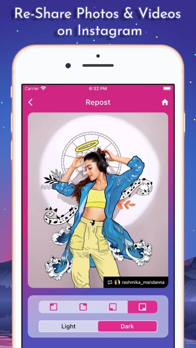 Run android online APK Repost for Instagram - PRO from MyAndroid or emulate Repost for Instagram - PRO using MyAndroid