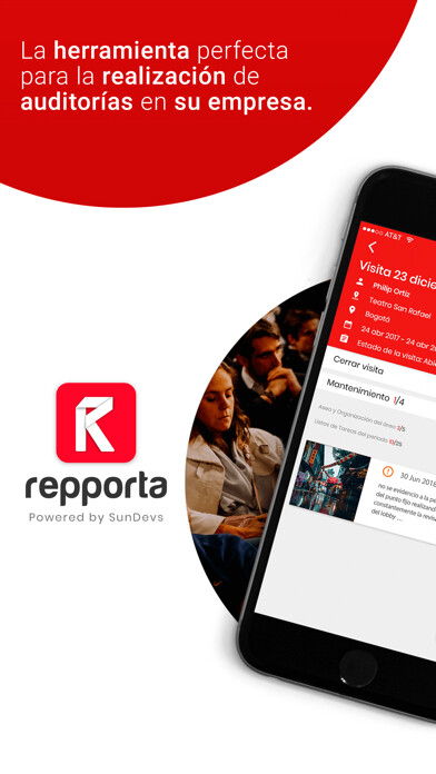 Emulate iPhone app Repporta using MyAndroid