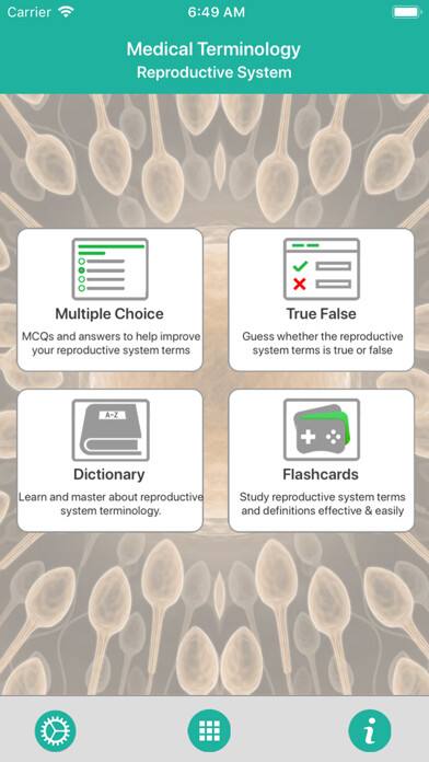 Emulate iPhone app Reproductive Medical Terms using MyAndroid Emulate iPhone app Reproductive Medical Terms using MyAndroid