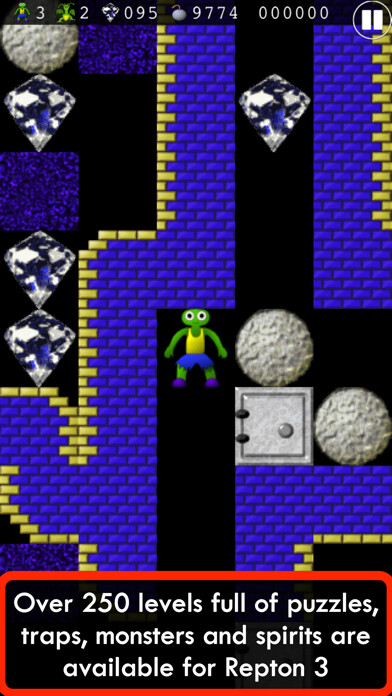 Emulate iPhone app Repton 3 (Free) using MyAndroid Emulate iPhone app Repton 3 (Free) using MyAndroid