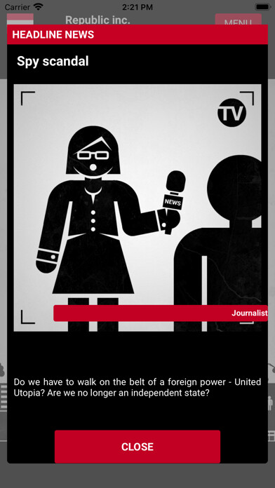 Emulate iPhone app Republic inc. Story using MyAndroid Emulate iPhone app Republic inc. Story using MyAndroid