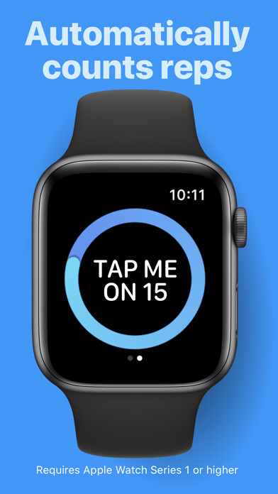 Emulate iPhone app Rep Up for Watch using MyAndroid