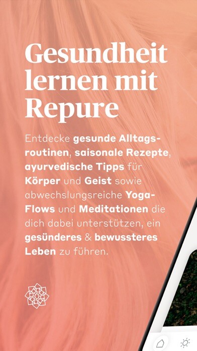 Emulate iPhone app Repure: Ayurveda, Food & Yoga using MyAndroid Emulate iPhone app Repure: Ayurveda, Food & Yoga using MyAndroid