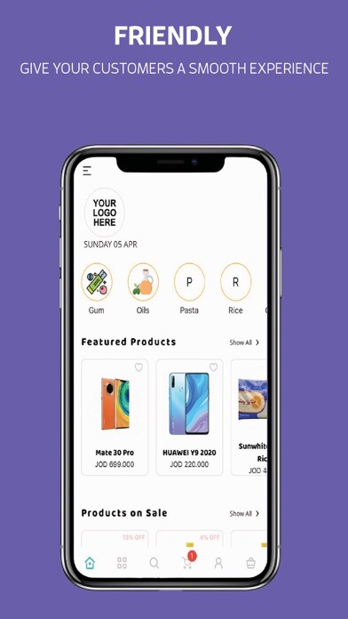 Emulate iPhone app Repzo Cart using MyAndroid
