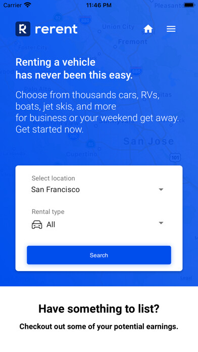 Emulate iPhone app ReRent using MyAndroid