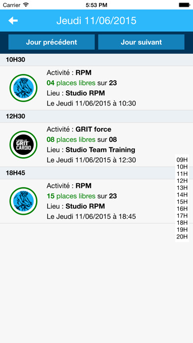 Emulate iPhone app Resamania using MyAndroid